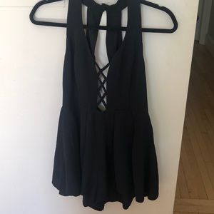 LF black romper